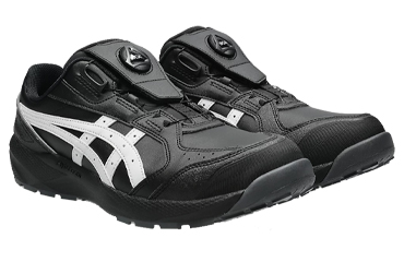 アシックス安全靴 ウィンジョブ CP316 BOA (3E相当)(001 ブラックxホワイト)